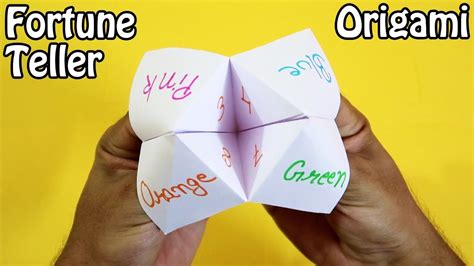 This easy DIY paper craft is perfect for b... #origami #fortuneteller #papercraftLearn how to make a fun origami fortune teller with this step-by-step tutorial.